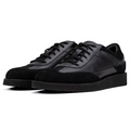 QUIVE London RICHMOND men's black leather trainers
