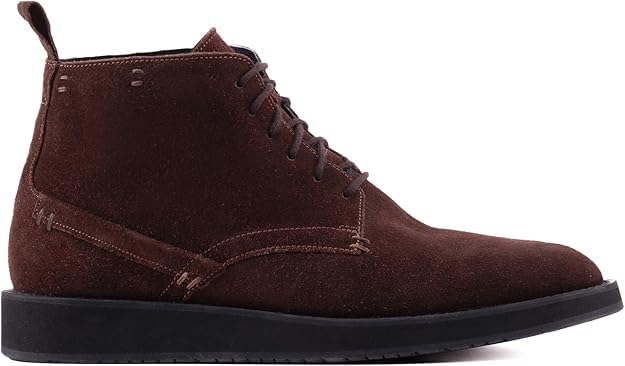 CHESTER brown suede Chukka boot side profile
