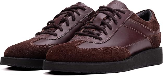 QUIVE London RICHMOND men's brown leather trainers