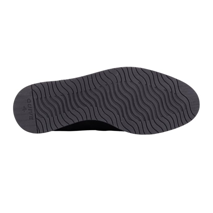 QUIVE London Mayfair Chelsea boot rubber outsole in black
