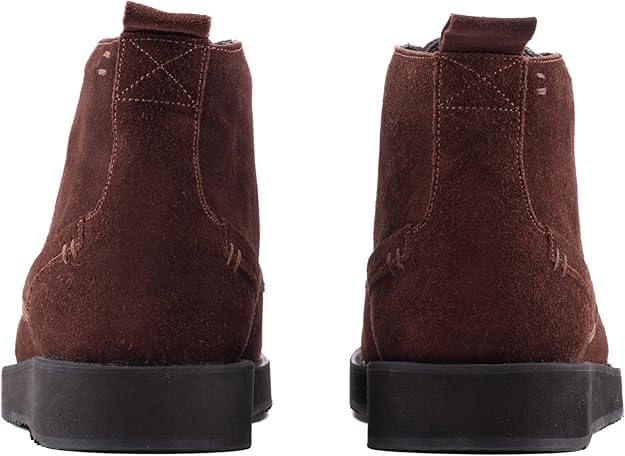 CHESTER brown suede Chukka boots rear view