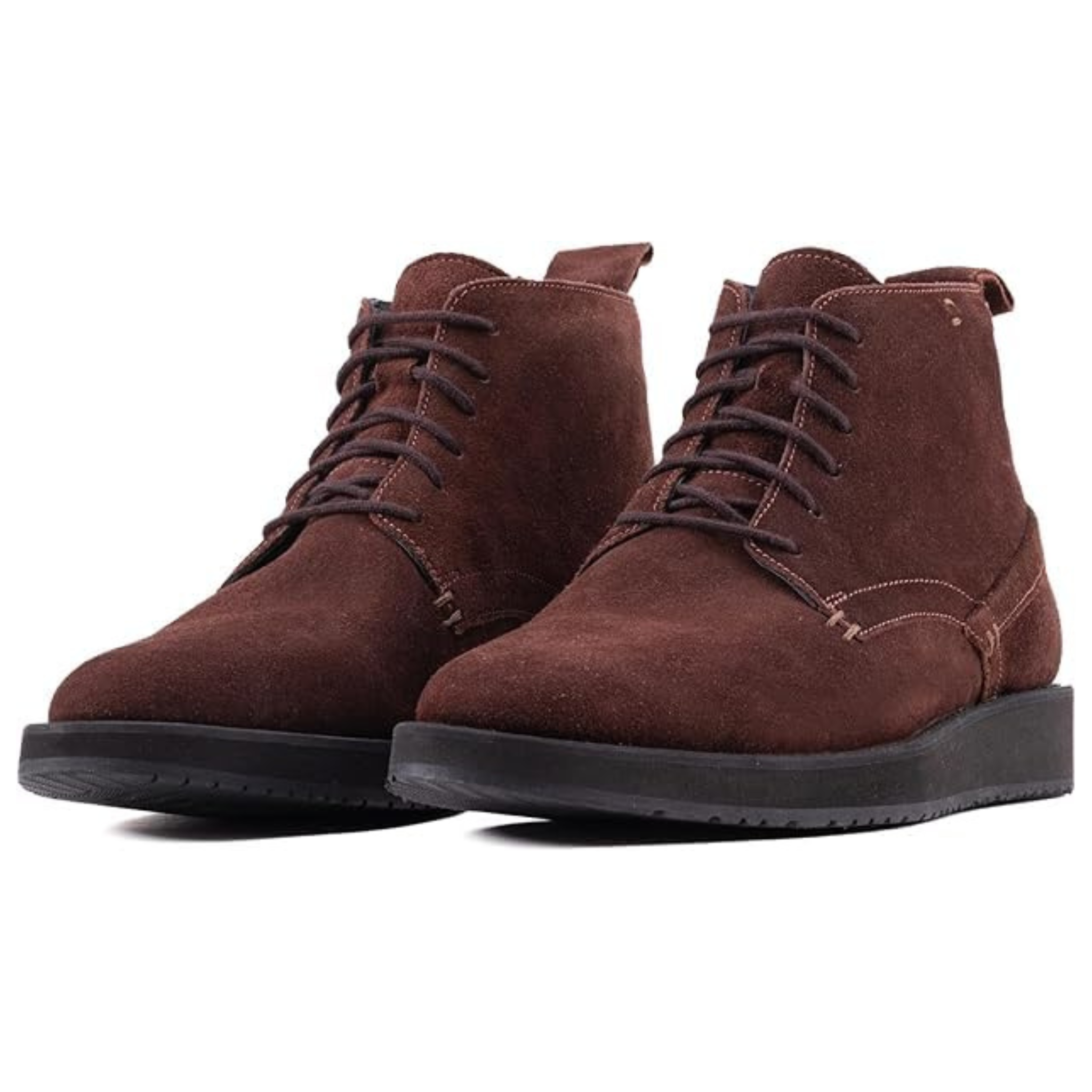 QUIVE London CHESTER brown suede Chukka boots