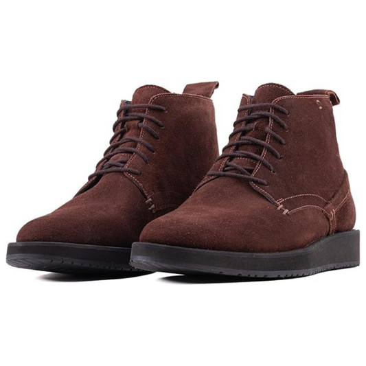 QUIVE London CHESTER brown suede Chukka boots