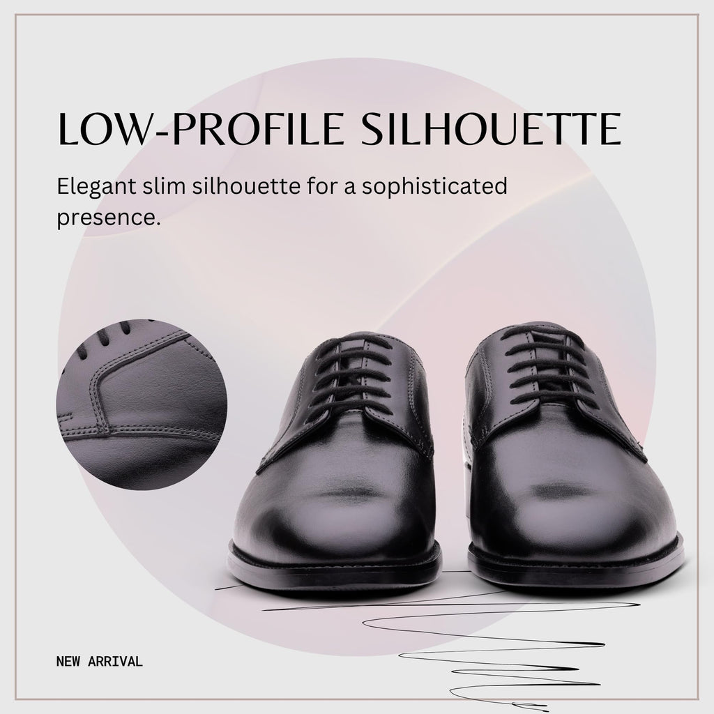QUIVE London Harrington Men's Leather Derby Shoes