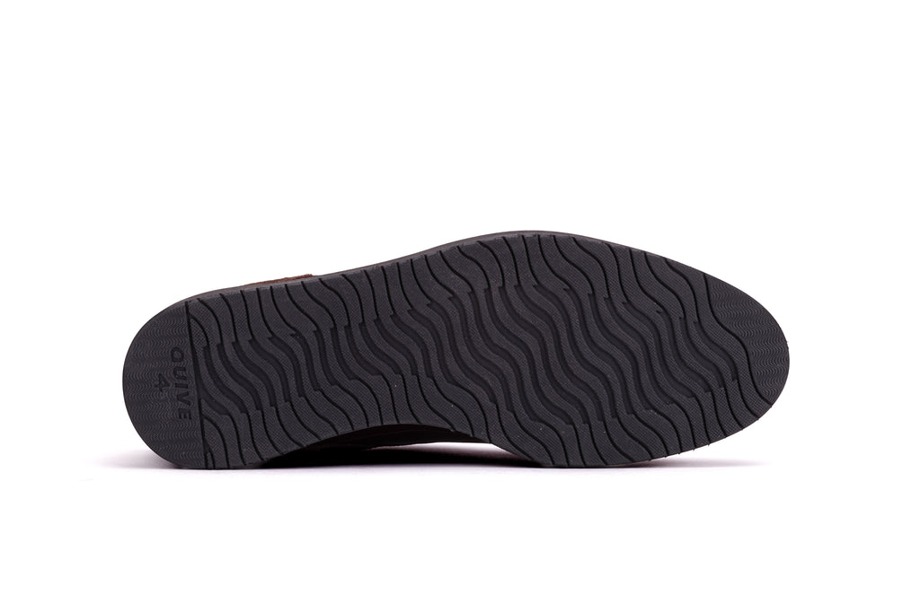 RICHMOND leather trainers rubber outsole detail