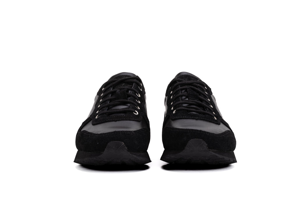 BELGRAVIA black men's trainers – front view