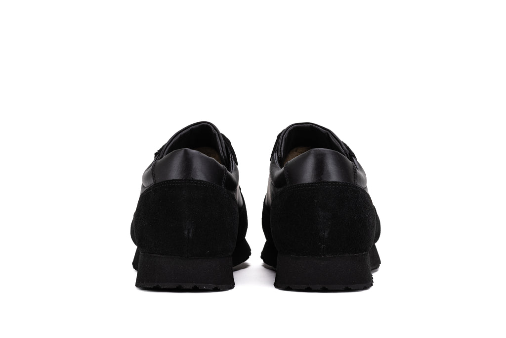 BELGRAVIA black men's trainers – rear view